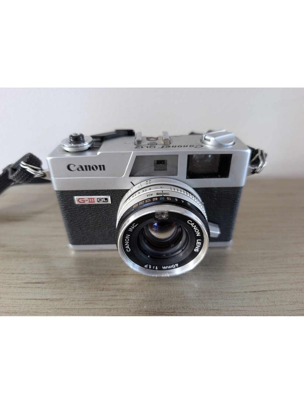 CANON Canonet QL17 G-III QL 35mm Film Camera with 40mm f/1.7 Lens
